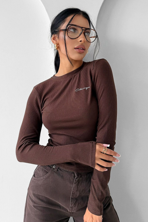 Bluză damă DAVROLZA BROWN, Culoare: maro, IVET.RO - Reduceri de până la -80%