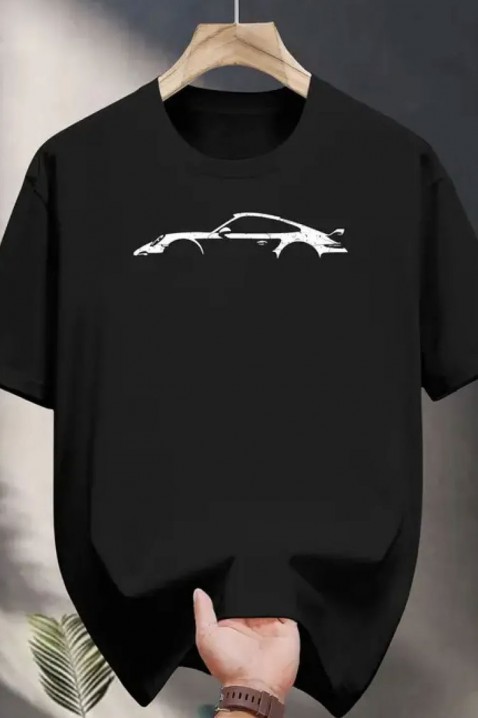 Tricou bărbați POXOR, Culoare: negru, IVET.RO - Reduceri de până la -80%