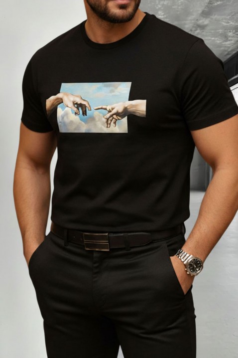 Tricou bărbați KRITOLFO, Culoare: negru, IVET.RO - Reduceri de până la -80%