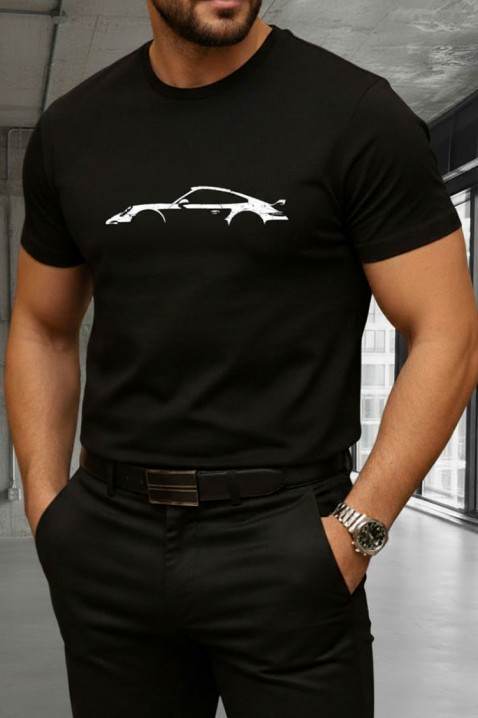 Tricou bărbați POXOR, Culoare: negru, IVET.RO - Reduceri de până la -80%