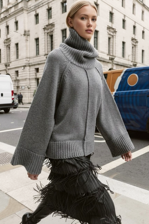 Pulover MLENVILDA GREY, Culoare: gri, IVET.RO - Reduceri de până la -80%