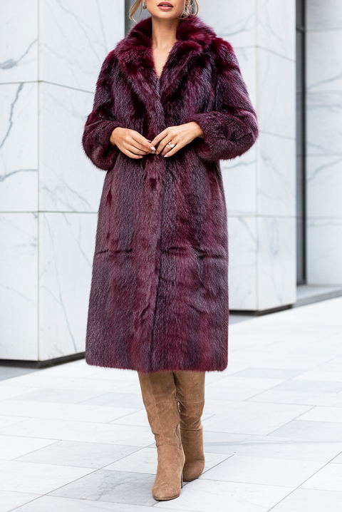 Palton BORDINZA, Culoare: bordo, IVET.RO - Reduceri de până la -80%