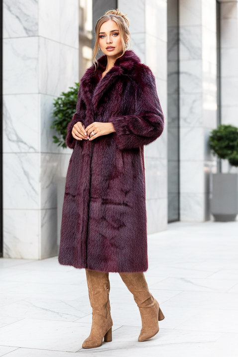 Palton BORDINZA, Culoare: bordo, IVET.RO - Reduceri de până la -80%