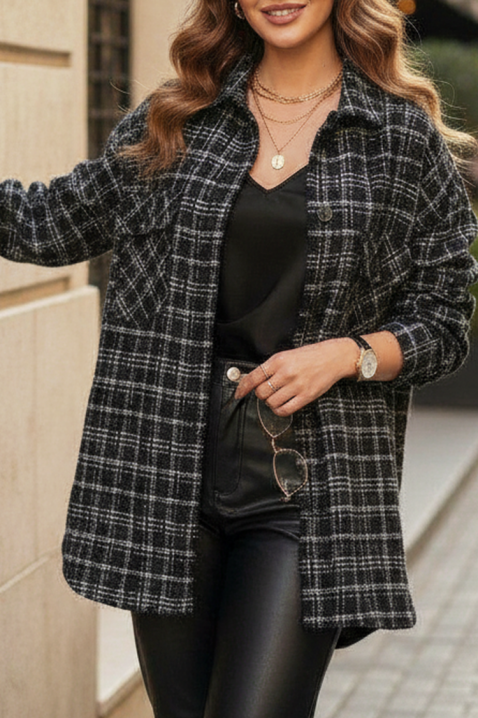 Cămașă damă PARFONZA BLACK, Culoare: negru, IVET.RO - Reduceri de până la -80%