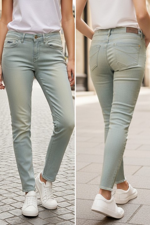 Blugi TEALZA, Culoare: albastru deschis, IVET.RO - Reduceri de până la -80%