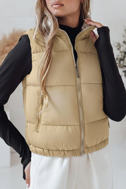 Vestă BRASELDA BEIGE, Culoare: bej, IVET.RO - Reduceri de până la -80%