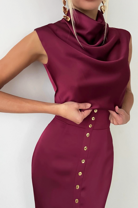 Set POLIONA BORDO, Culoare: bordo, IVET.RO - Reduceri de până la -80%