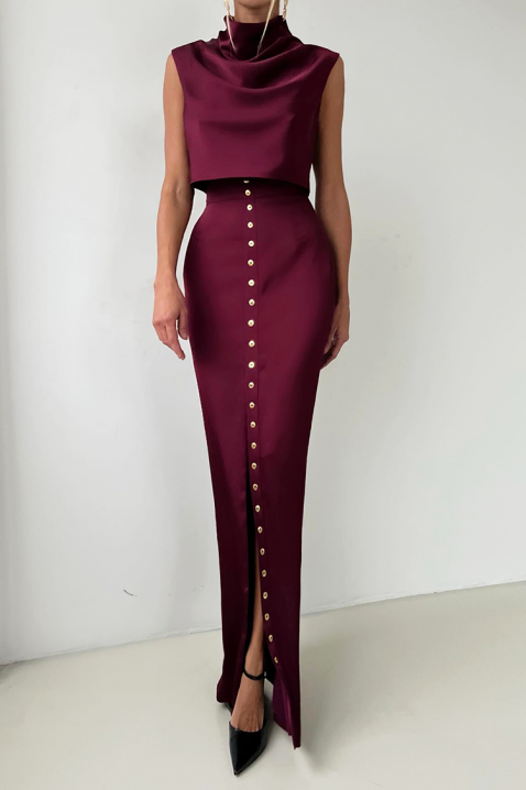 Set POLIONA BORDO, Culoare: bordo, IVET.RO - Reduceri de până la -80%