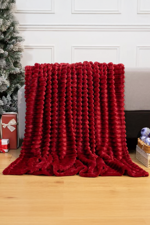 Pătură DIMFELDA RED 200x220 cm, Culoare: roșu, IVET.RO - Reduceri de până la -80%