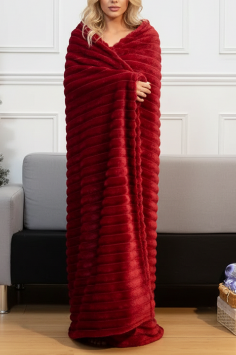 Pătură DIMFELDA RED 200x220 cm, Culoare: roșu, IVET.RO - Reduceri de până la -80%