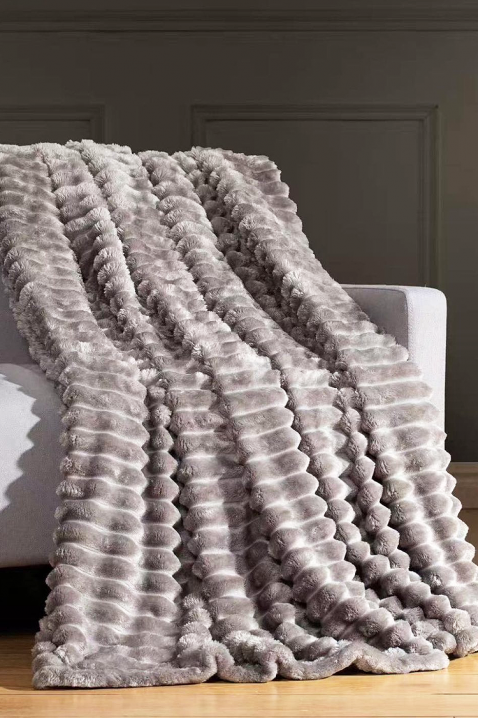 Pătură DIMFELDA GREY 200x220 cm, Culoare: gri, IVET.RO - Reduceri de până la -80%