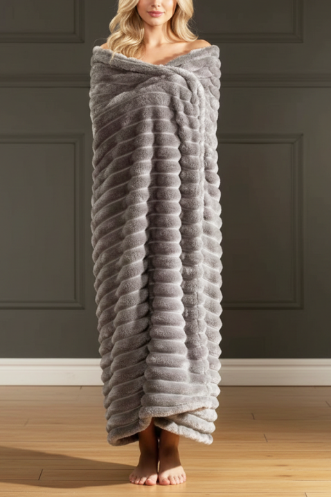 Pătură DIMFELDA GREY 160x200 cm, Culoare: gri, IVET.RO - Reduceri de până la -80%