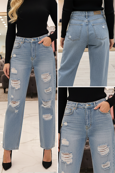 Blugi RAPOLINDA, Culoare: albastru deschis, IVET.RO - Reduceri de până la -80%