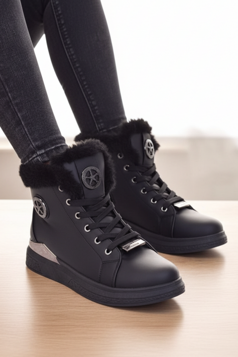 Botine damă VEONELZA BLACK, Culoare: negru, IVET.RO - Reduceri de până la -80%