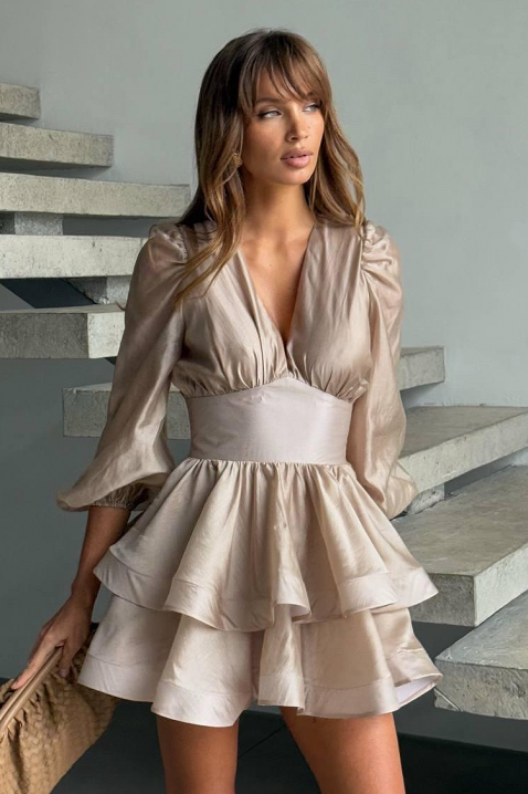 Rochie VLONDELA BEIGE, Culoare: bej, IVET.RO - Reduceri de până la -80%