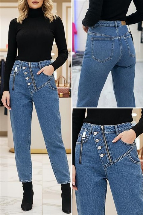 Blugi ALORZENA, Culoare: albastru, IVET.RO - Reduceri de până la -80%