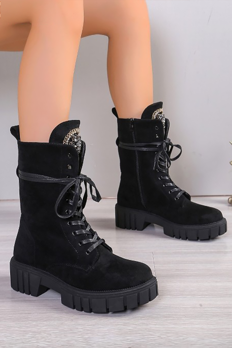 Botine damă NIOLMEA BLACK, Culoare: negru, IVET.RO - Reduceri de până la -80%