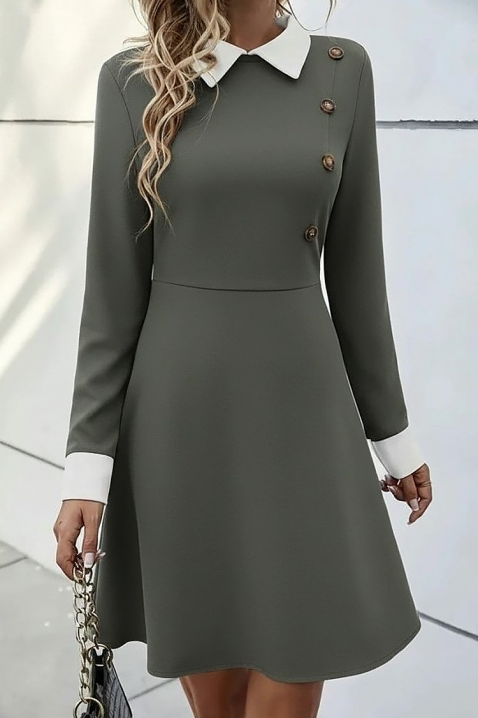 Rochie KETLINZA KHAKI, Culoare: khaki, IVET.RO - Reduceri de până la -80%