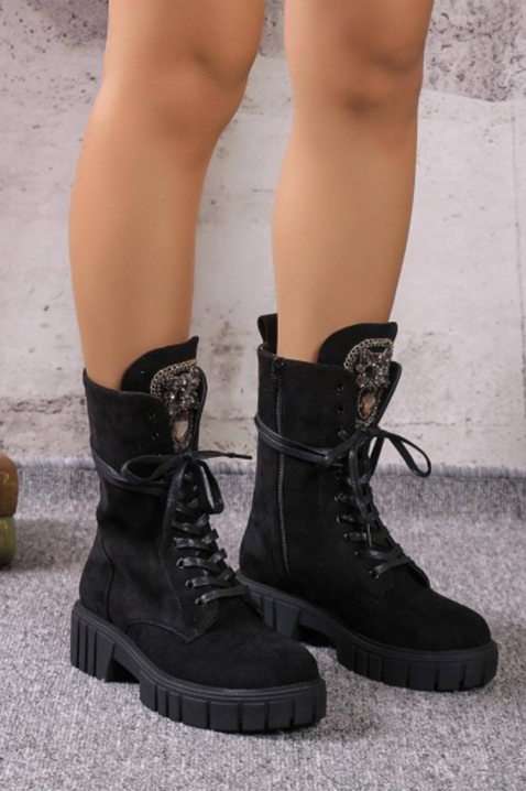 Botine damă NIOLMEA BLACK, Culoare: negru, IVET.RO - Reduceri de până la -80%