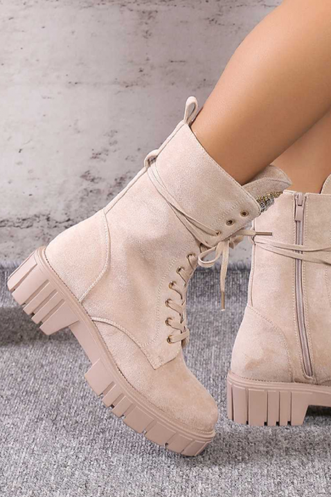 Botine damă NIOLMEA BEIGE, Culoare: bej, IVET.RO - Reduceri de până la -80%