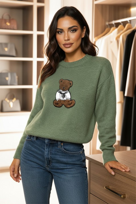 Bluză damă BEARITA GREEN, Culoare: verde, IVET.RO - Reduceri de până la -80%