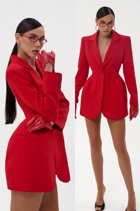 Rochie - blazer BLEINVELDA, Culoare: roșu, IVET.RO - Reduceri de până la -80%
