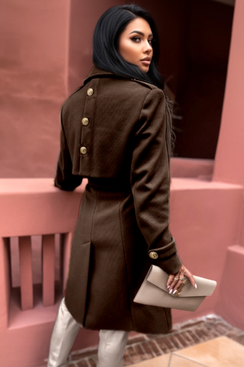 Palton MOIFELDA BROWN, Culoare: maro, IVET.RO - Reduceri de până la -80%