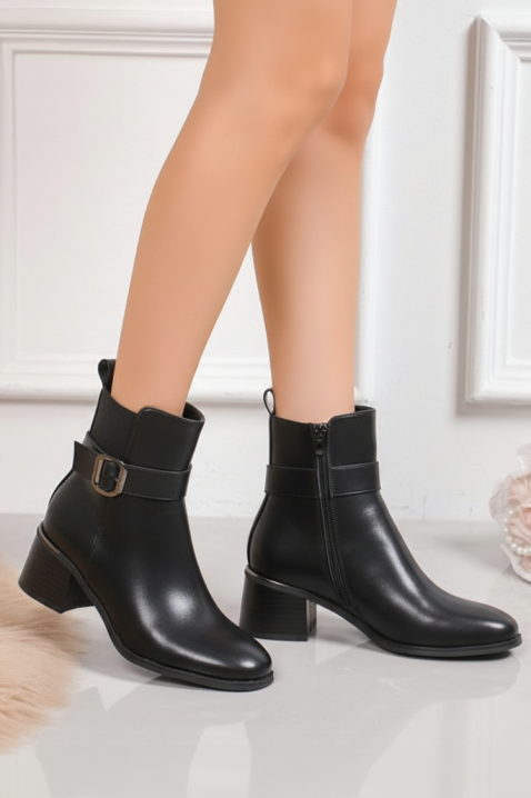 Botine damă BERDILFA, Culoare: negru, IVET.RO - Reduceri de până la -80%