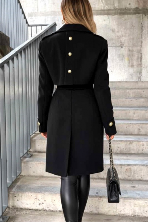 Palton MOIFELDA BLACK, Culoare: negru, IVET.RO - Reduceri de până la -80%