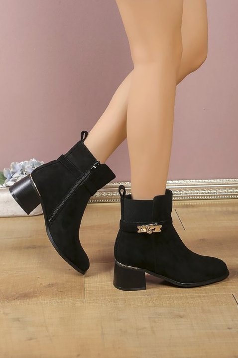 Botine damă GLOMERHA BLACK, Culoare: negru, IVET.RO - Reduceri de până la -80%