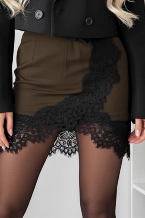 Fustă - pantaloni SKIRTANA BROWN, Culoare: maro, IVET.RO - Reduceri de până la -80%