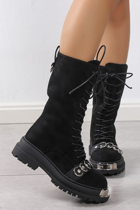 Botine damă SERMOLJA BLACK, Culoare: negru, IVET.RO - Reduceri de până la -80%