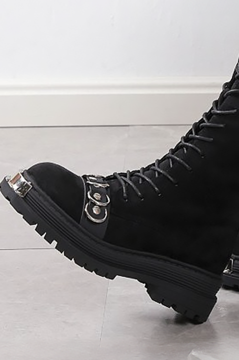 Botine damă SERMOLJA BLACK, Culoare: negru, IVET.RO - Reduceri de până la -80%