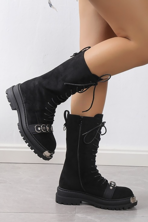 Botine damă SERMOLJA BLACK, Culoare: negru, IVET.RO - Reduceri de până la -80%