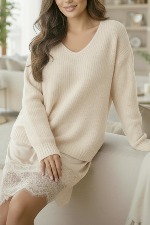 Tunică VLODERZA ECRU, Culoare: ecru, IVET.RO - Reduceri de până la -80%