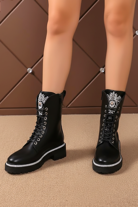 Botine damă FRONELXA, Culoare: negru, IVET.RO - Reduceri de până la -80%