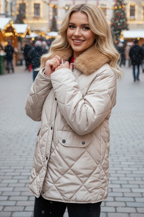 Geacă SLAMENDA BEIGE, Culoare: bej, IVET.RO - Reduceri de până la -80%