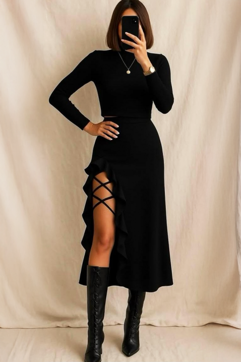 Fustă ZMIORDA, Culoare: negru, IVET.RO - Reduceri de până la -80%