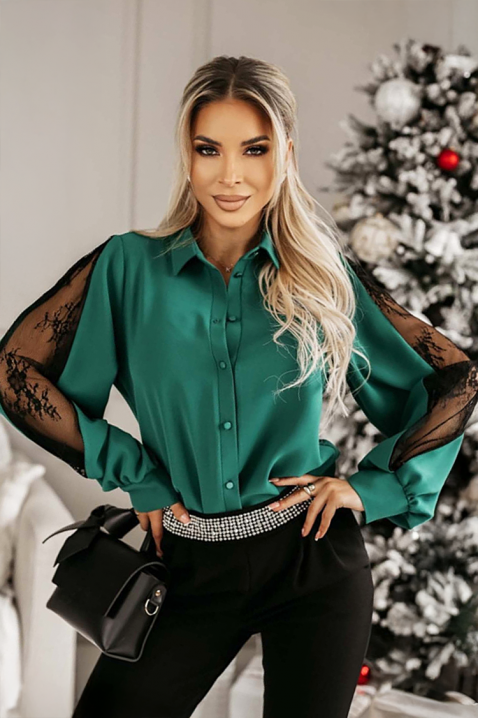 Cămașă damă ANBIONA GREEN, Culoare: verde, IVET.RO - Reduceri de până la -80%