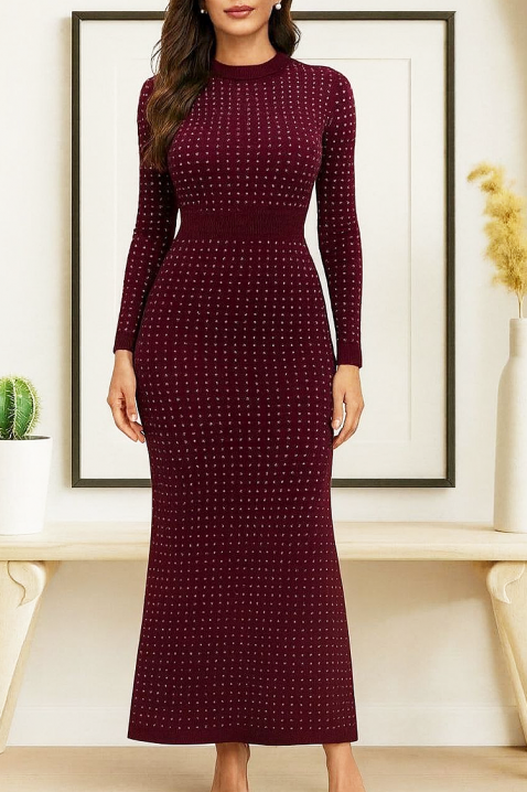 Rochie KALGONA BORDO, Culoare: bordo, IVET.RO - Reduceri de până la -80%