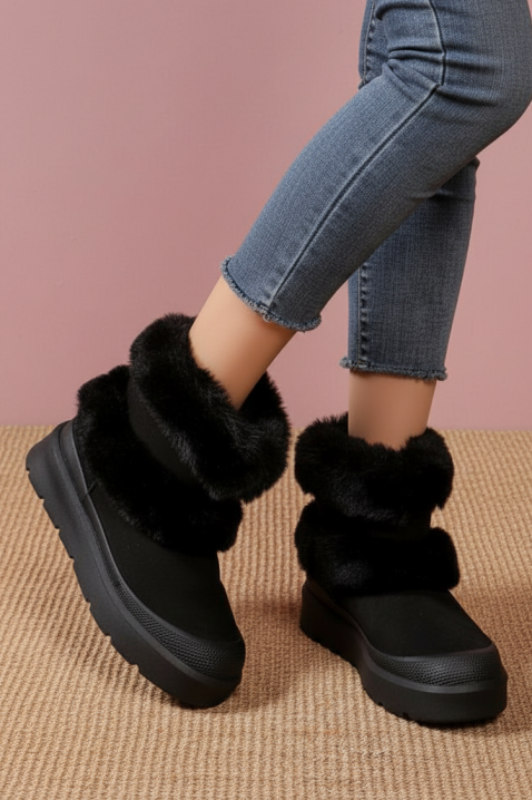 Botine damă ZOMFELJA BLACK, Culoare: negru, IVET.RO - Reduceri de până la -80%