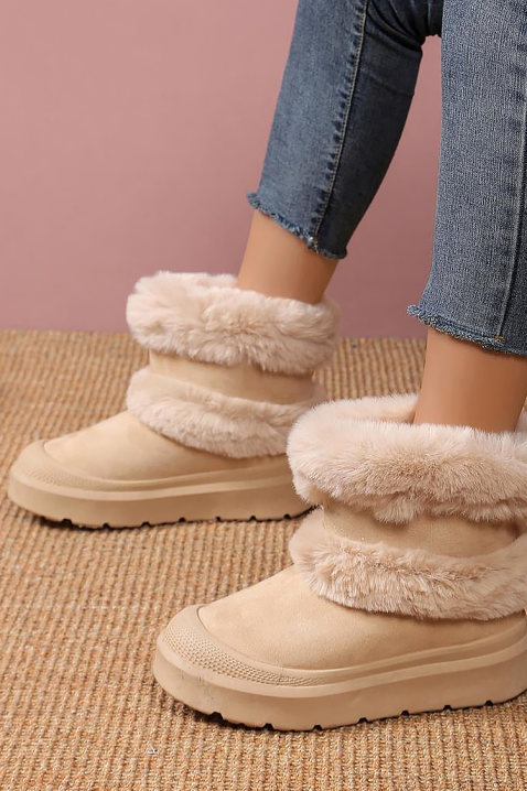 Botine damă ZOMFELJA BEIGE, Culoare: bej, IVET.RO - Reduceri de până la -80%