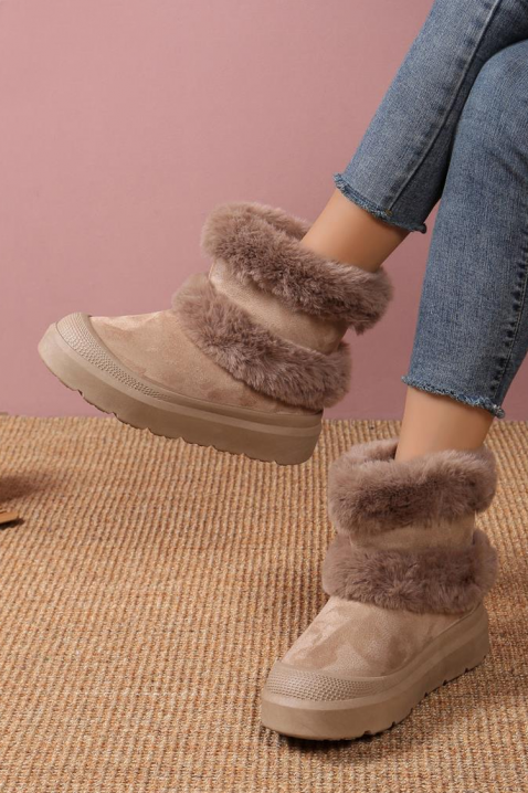 Botine damă ZOMFELJA MOCHA, Culoare: mocca, IVET.RO - Reduceri de până la -80%