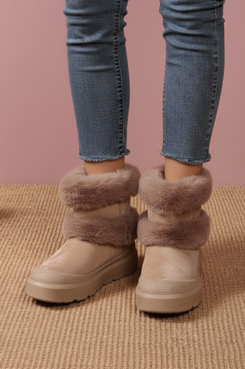 Botine damă ZOMFELJA MOCHA, Culoare: mocca, IVET.RO - Reduceri de până la -80%