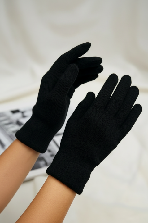 Mănuși damă GLORVENZA, Culoare: negru, IVET.RO - Reduceri de până la -80%