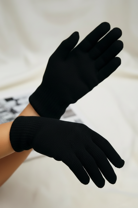 Mănuși damă GLORVENZA, Culoare: negru, IVET.RO - Reduceri de până la -80%