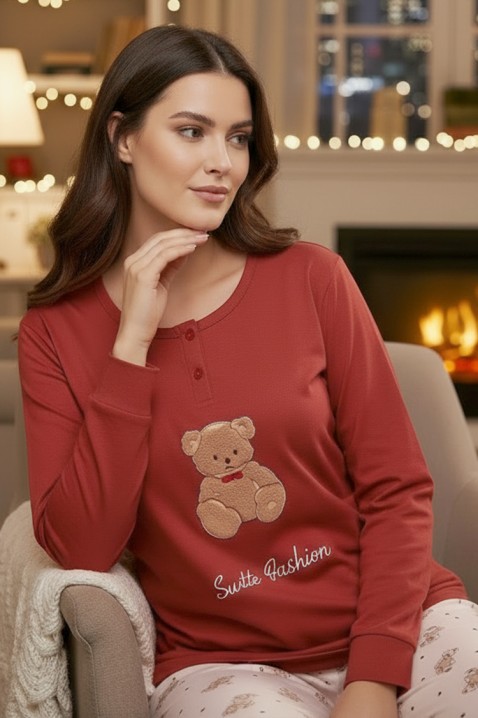 Pijama KARLITTA RED, Culoare: roșu, IVET.RO - Reduceri de până la -80%