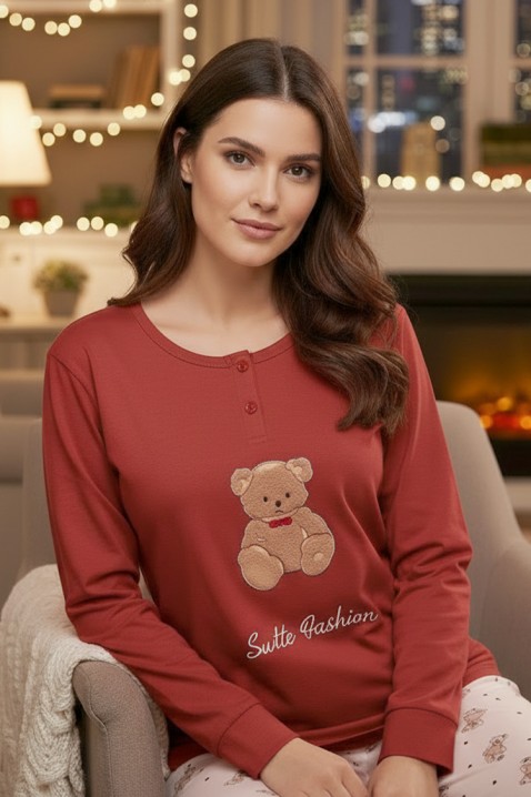 Pijama KARLITTA RED, Culoare: roșu, IVET.RO - Reduceri de până la -80%