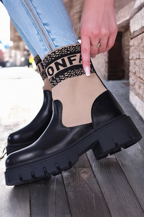 Botine damă ALRONZA, Culoare: negru, IVET.RO - Reduceri de până la -80%