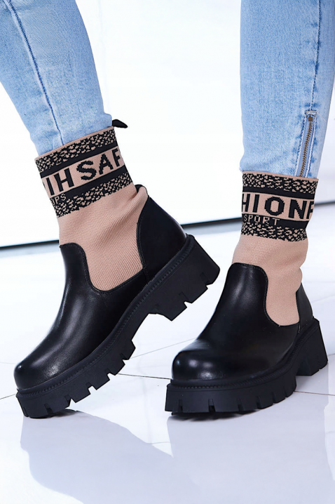 Botine damă ALRONZA, Culoare: negru, IVET.RO - Reduceri de până la -80%